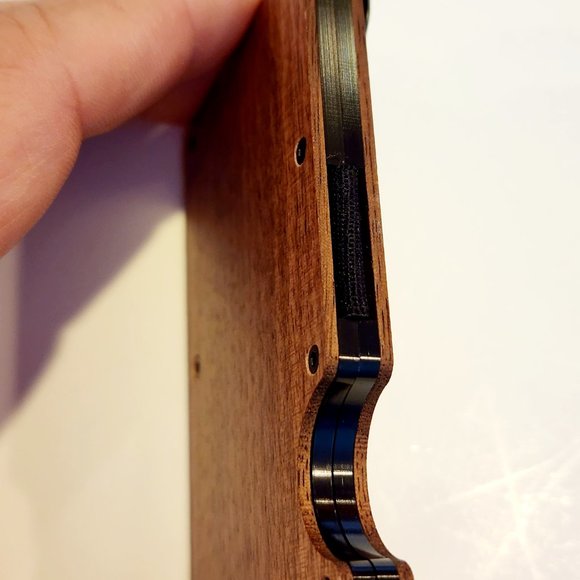 RFID Thin Wallet Credit card / Cash Holder / Color & Finish Variations - Picture 4 of 10